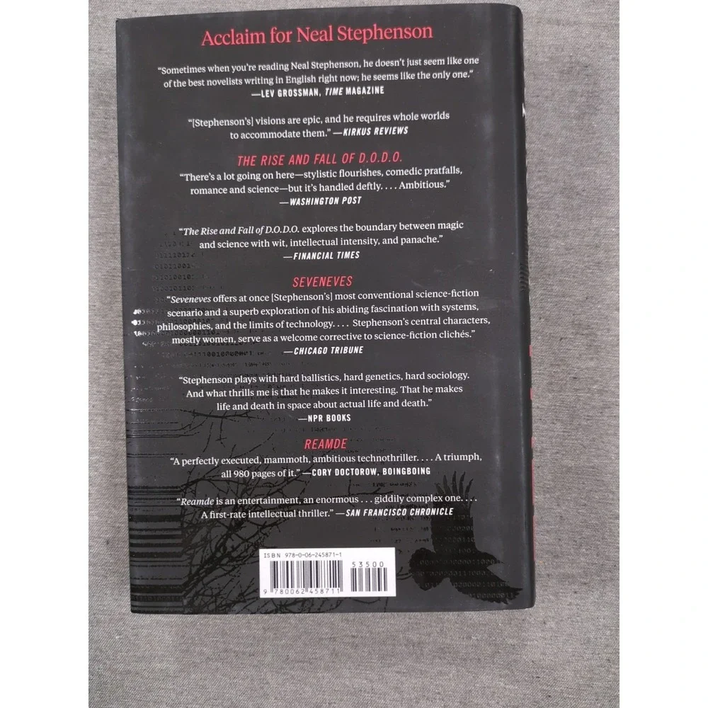 Fall; Or,‎ Dodge in Hell Neal Stephenson First Edition 1st Print Hardcover - NEW